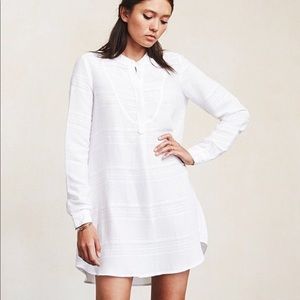 Reformation Bruno Dress Size 2 Riviera White Linen